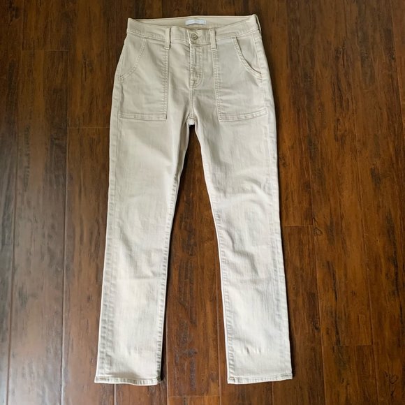 7 FOR ALL MANKIND Mid-Rise Straight Leg Jeans - Picture 3 of 8
